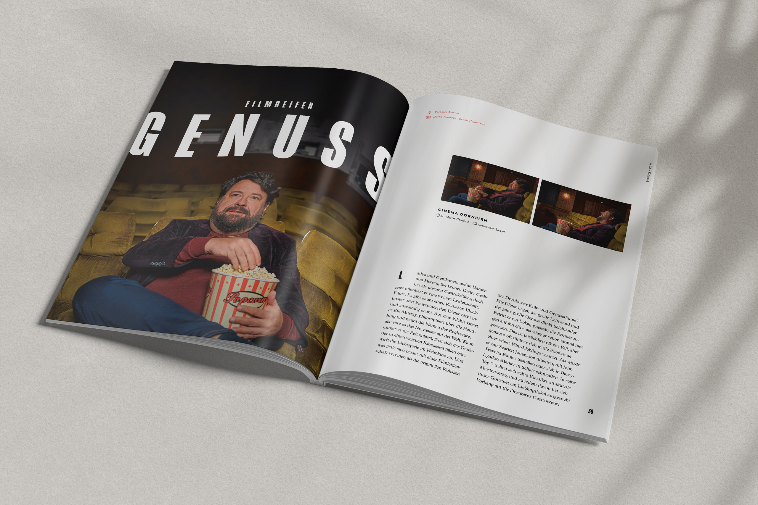 Genuss-Reportage im Stadtmagazin