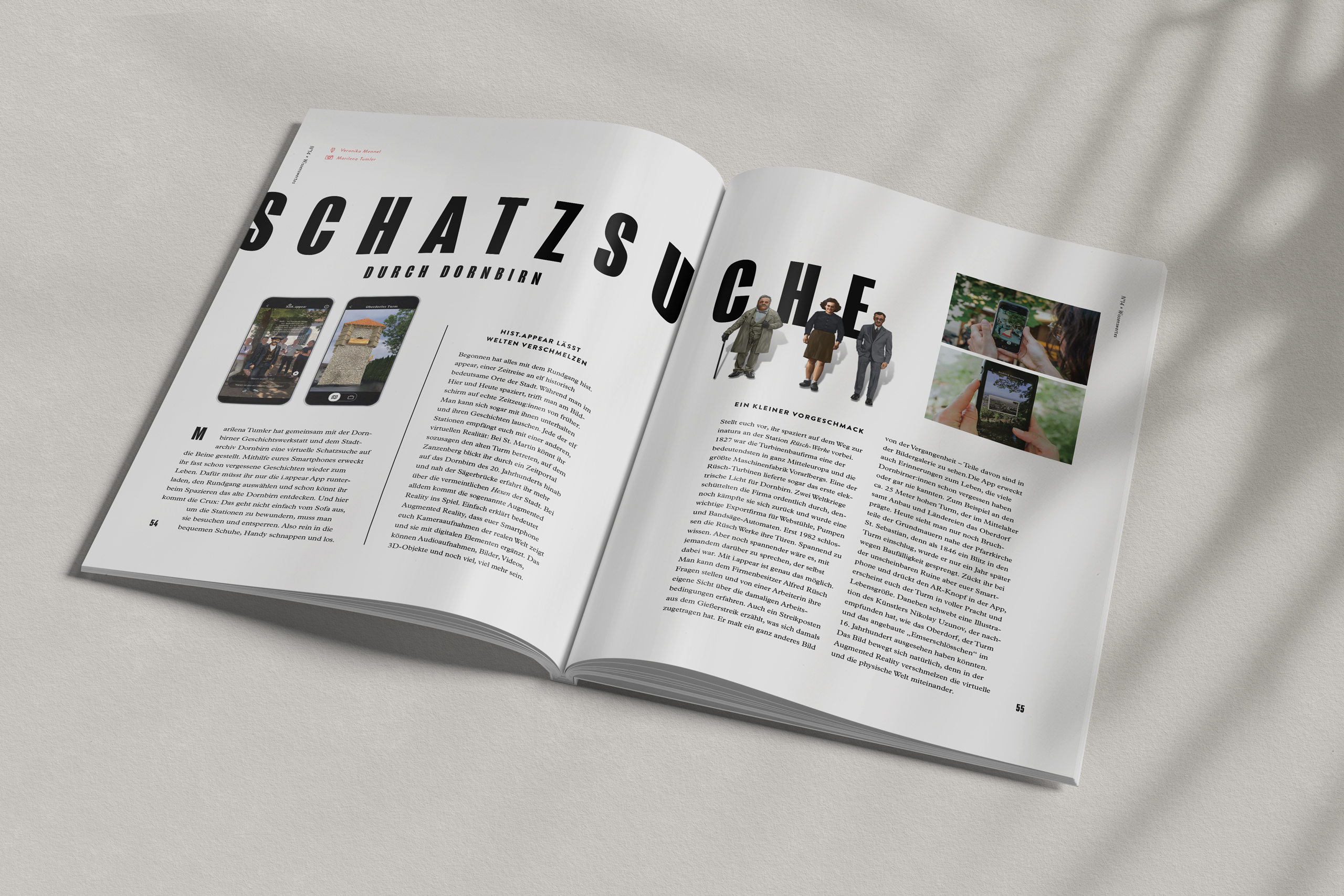 App-Portrait im Stadtmagazin