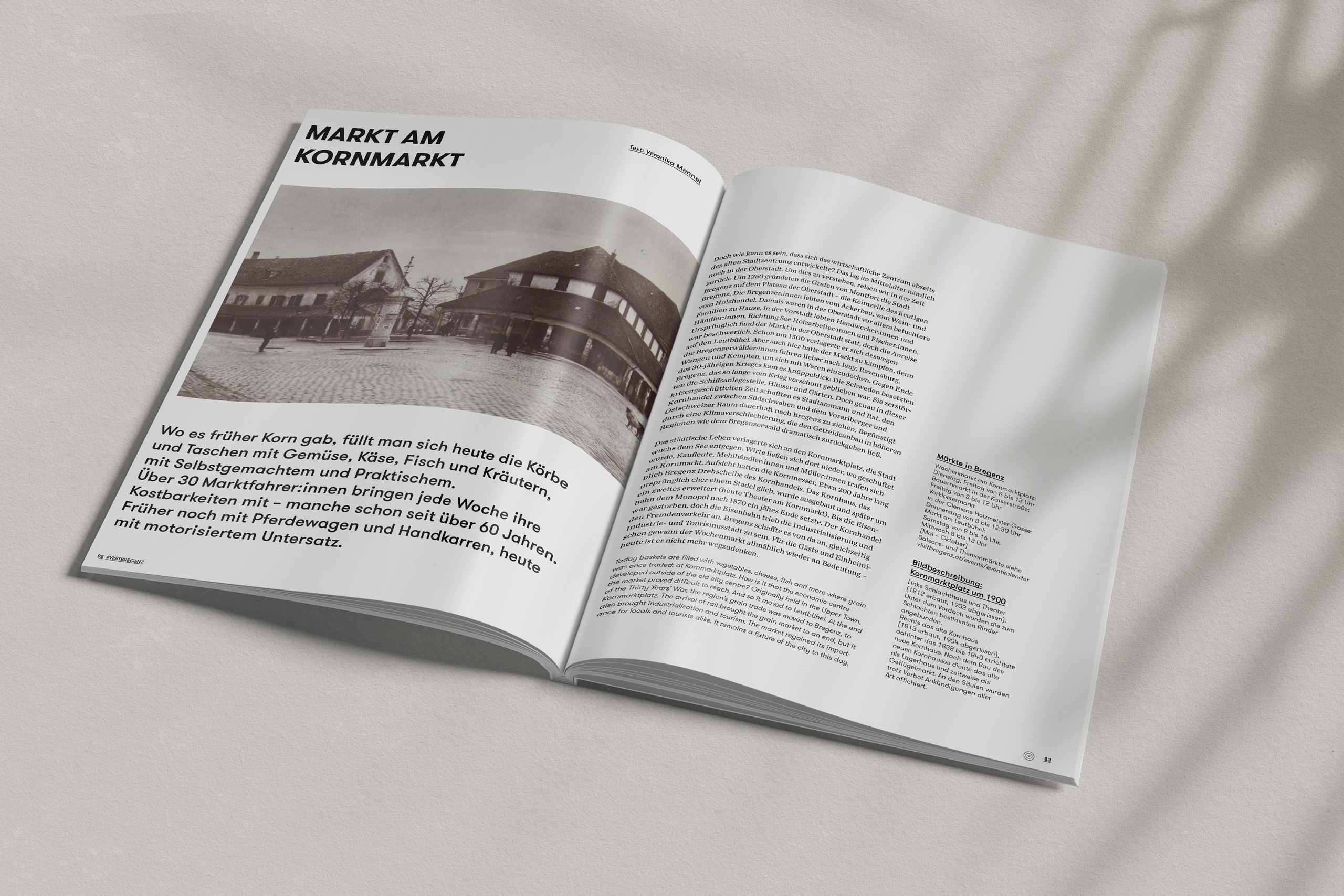 Kornmarkt-Reportage fürs Stadtmagazin