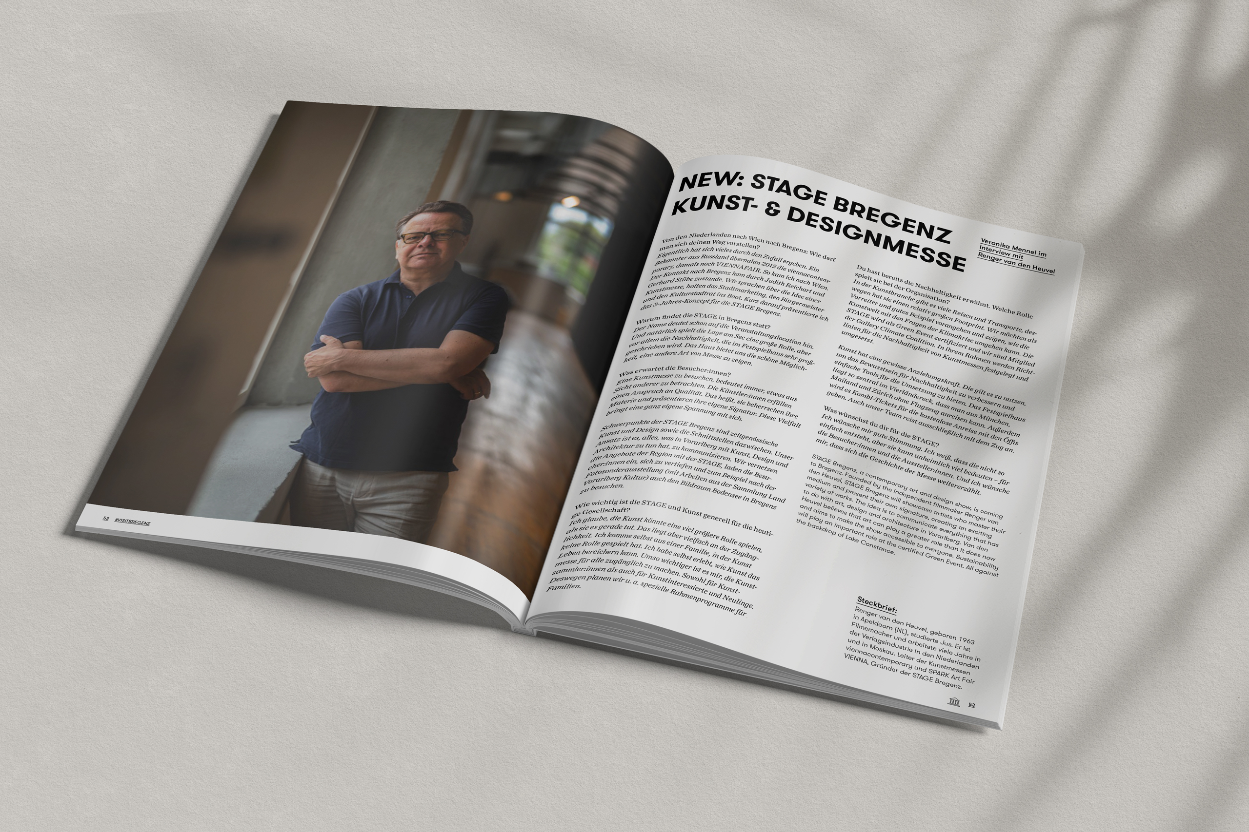 Interview & Portrait fürs Tourismusmagazin