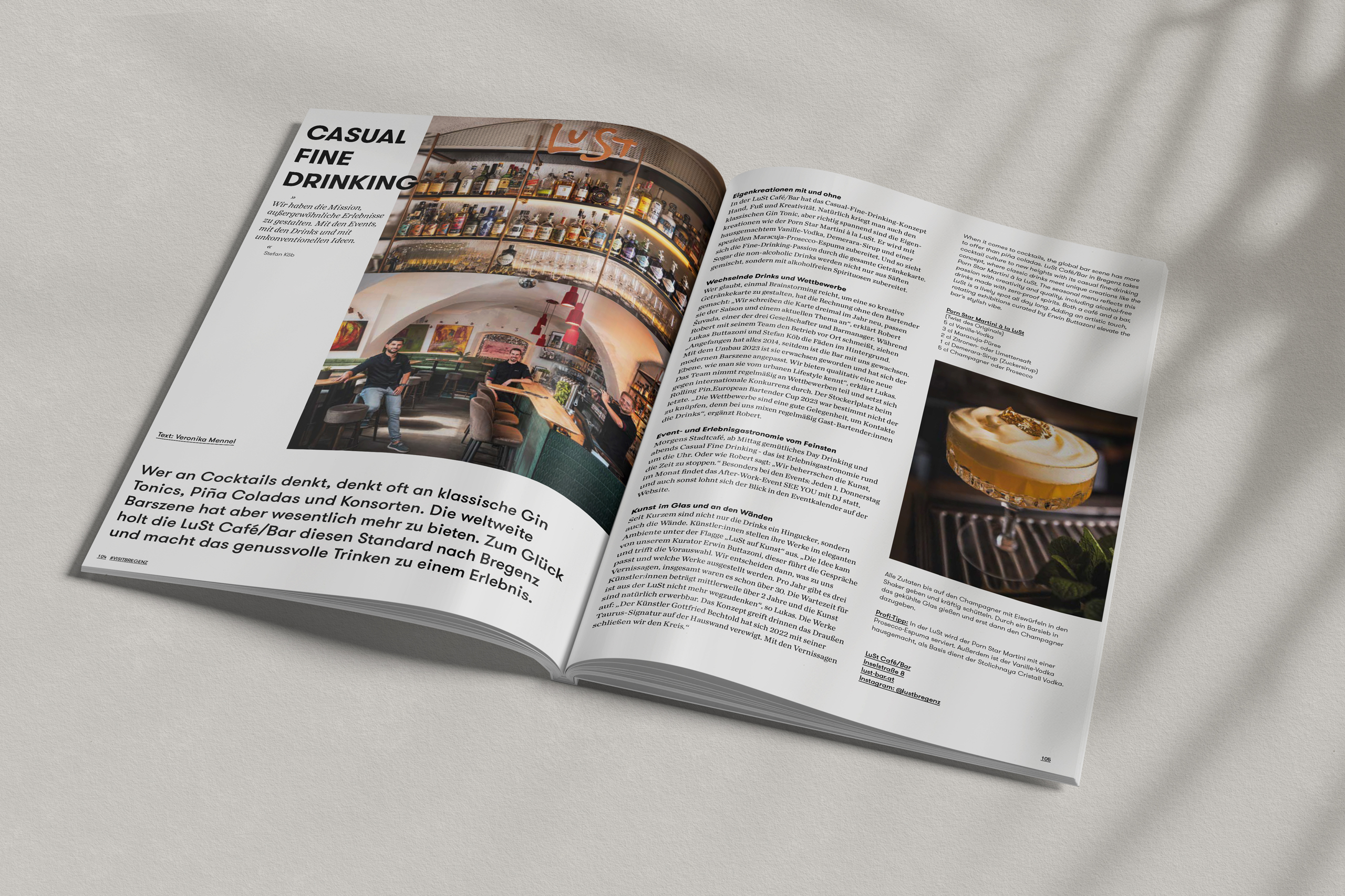 Reportage und Interview in der LuSt